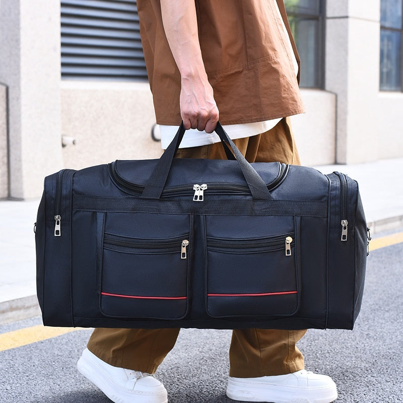Dry wet separation travel shoulder bag